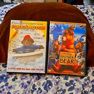 Paddington Bear and Brother Bear Dvds